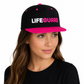 CASQUETTE SNAPBACK UNISEXE - SAUVETEUR / NOIR-ROSE