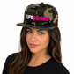 CASQUETTE SNAPBACK UNISEXE - SAUVETEUR - CAMOUFLAGE ROSE