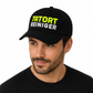 CASQUETTE UNISEXE BASEBALL - TATORTREINIGER / NOIR-NEON JAUNE
