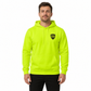 Sweat à capuche jaune - "TATORTREINIGER"