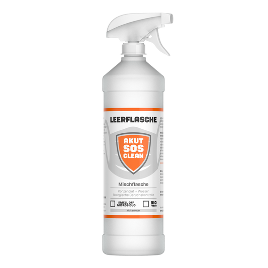 LEERFLASCHE - Mischflasche für BIO FRESH + SMELL OFF MICROB DUO