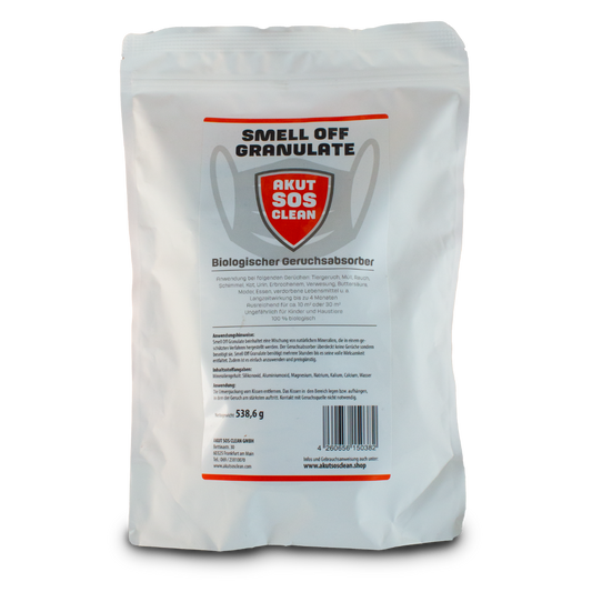 SMELL OFF GRANULATE – Biologischer Geruchsabsorber
