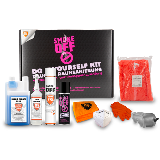 SMOKE OFF - Do it yourself Kit - Raucher Raumsanierung
