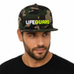 CASQUETTE SNAPBACK UNISEXE - SAUVETEUR - CAMOUFLAGE JAUNE NÉON